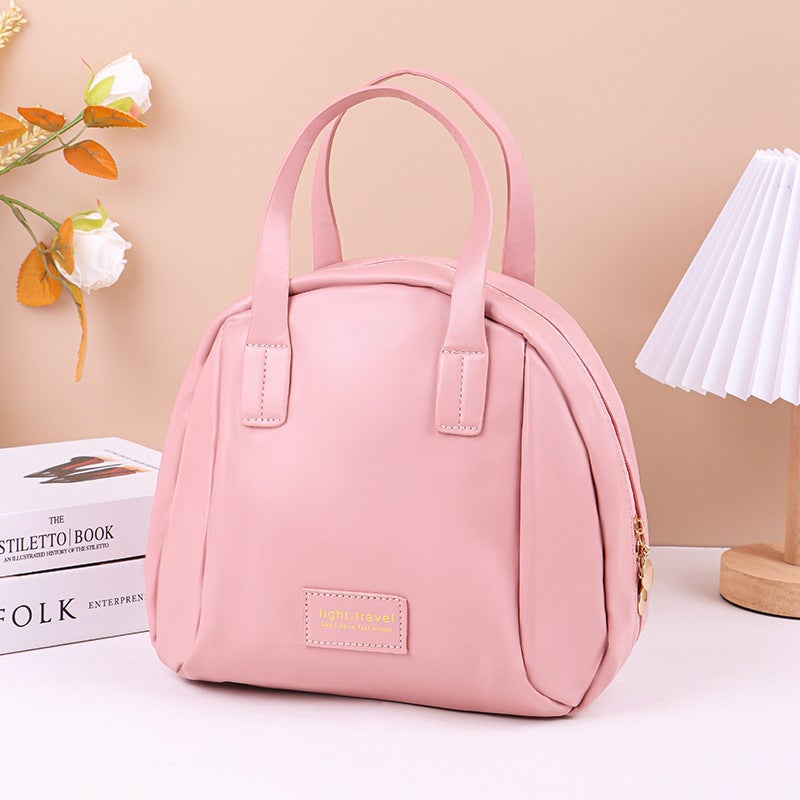 Girls' Large-Capacity Cosmetic Bag, Large Shell Bag, Portable Cosmetic Storage Box, Portable Toiletry Bag - Image 1